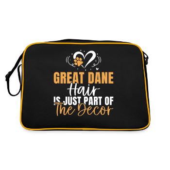 Great Dane Gifts - Retro Bag - black/gold - Back