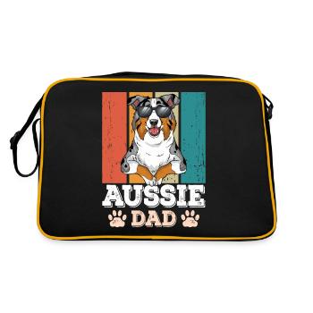 Aussie Dad - Retro Bag - black/gold - Back