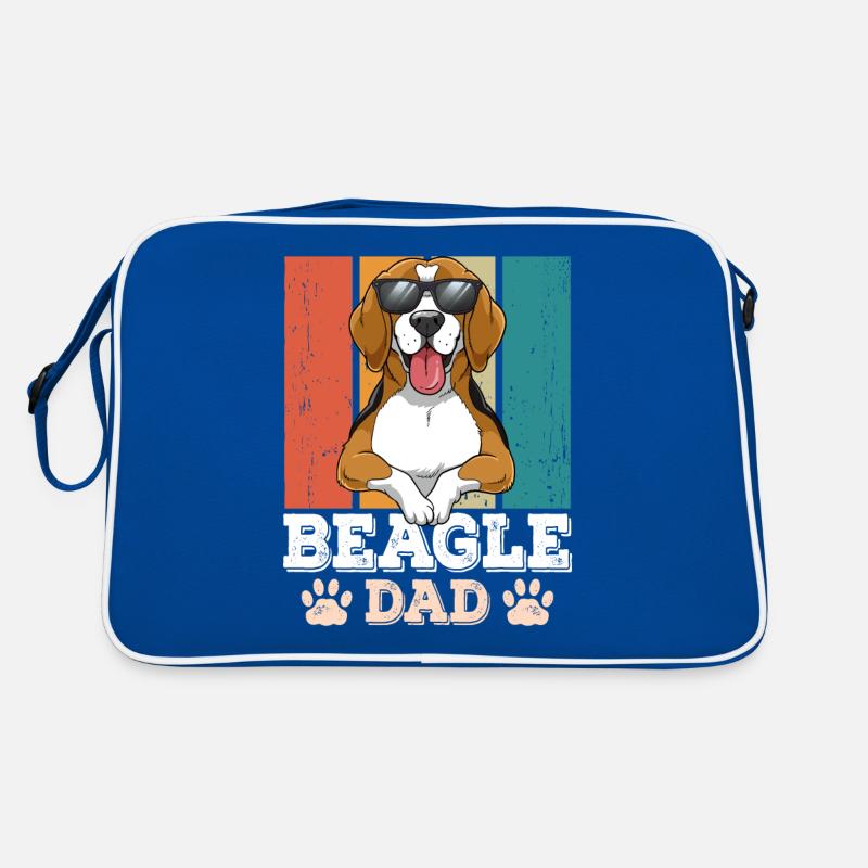 Beagle Dad Retro Tasche