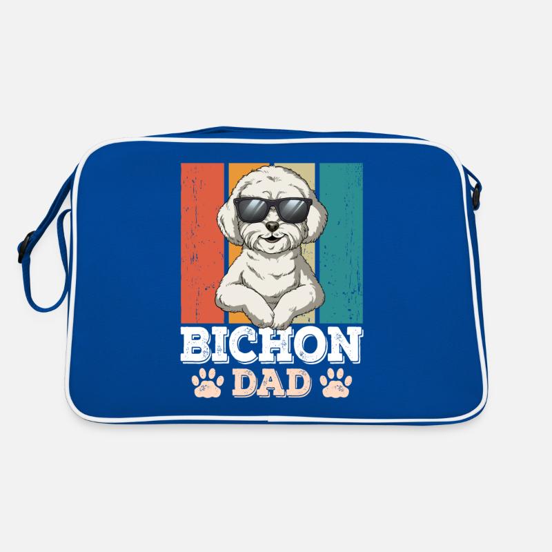 Bichon Dad Retro Tasche