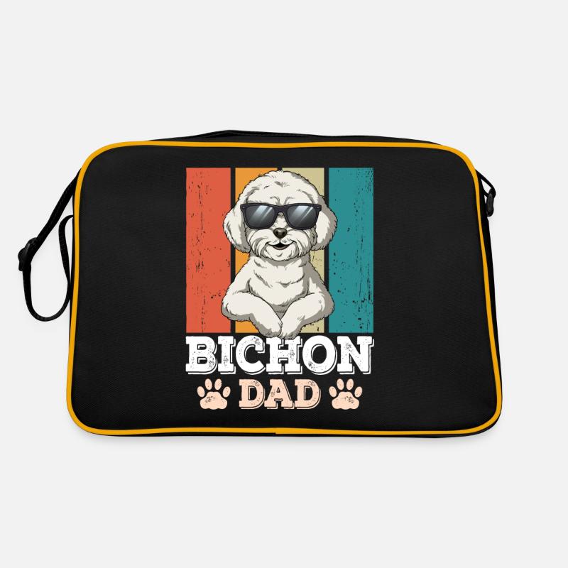 Bichon Dad Retro Bag