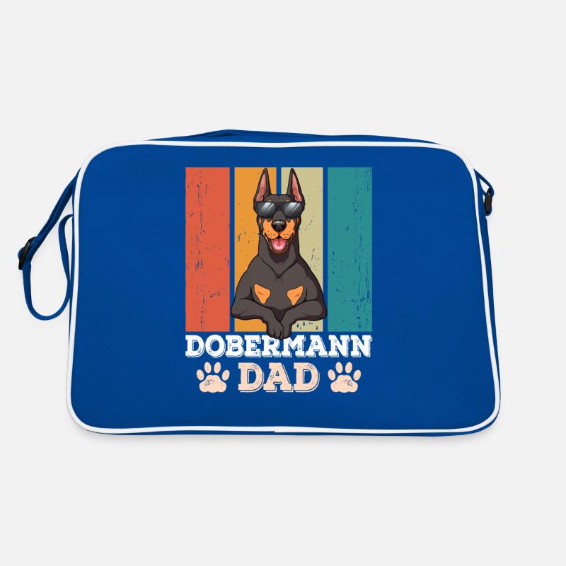 Doberman Dad Retro Bag