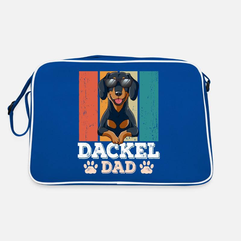 Dackel Dad Retro Tasche