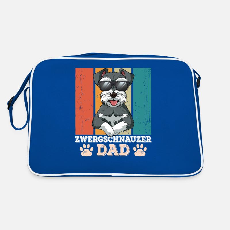 Papa Schnauzer miniature Sac Retro
