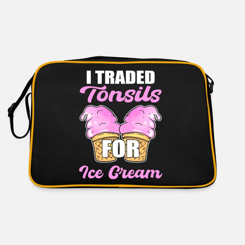 Tonsillektomie Ich tauschte die Mandeln gegen Retro Tasche