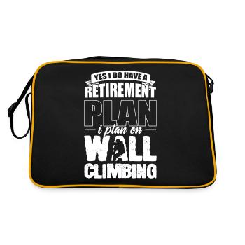 Oui, j’ai un plan de retraite que j’ai l’intention de faire - Sac Retro - noir/or - Dos