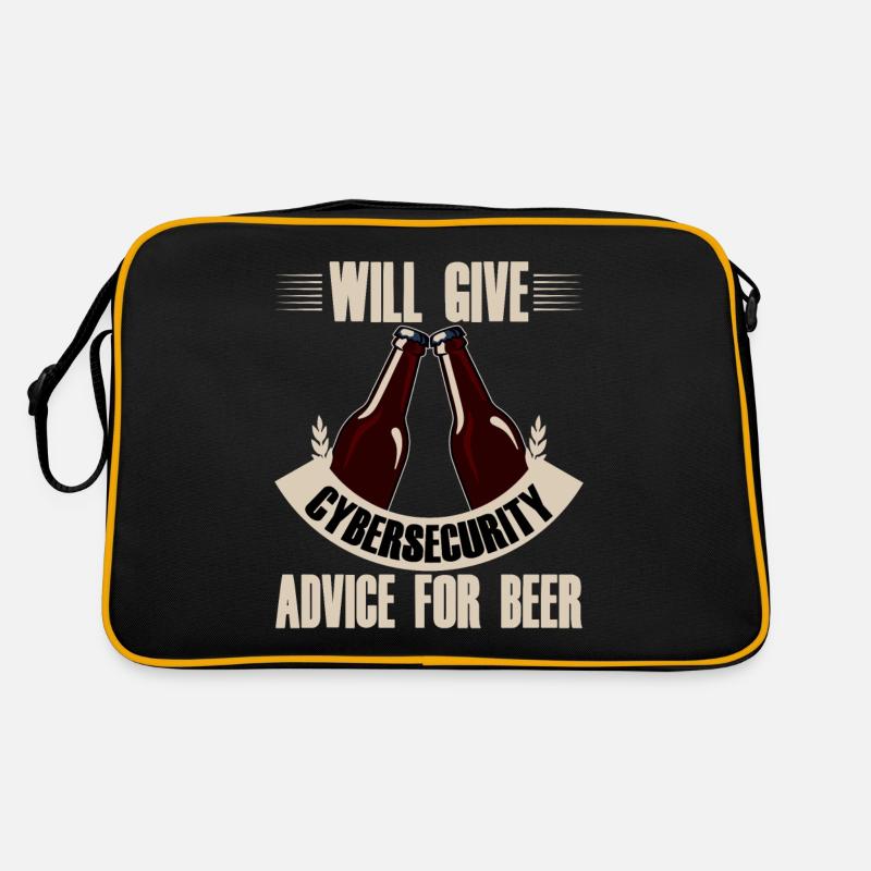 Will Give Cybersecurity Advice For Beer 4 Retro Tasche