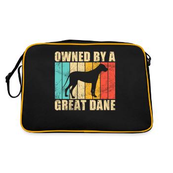 Great Dane Gifts - Retro Bag - black/gold - Back