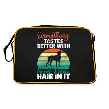 Great Dane Gifts - Retro Bag - black/gold - Back
