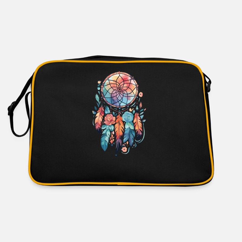 Dream Catcher Traumfänger Federn Retro Tasche