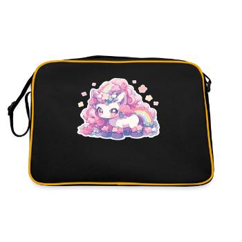 Licornes Arc-en-ciel Licorne Arc-en-ciel - Sac Retro - noir/or - Dos