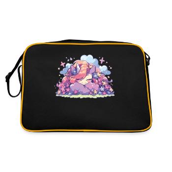 Licornes Arc-en-ciel Licorne Arc-en-ciel - Sac Retro - noir/or - Dos