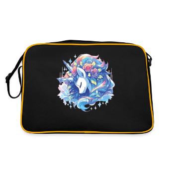 Licornes Licornes Licorne fête Licornes - Sac Retro - noir/or - Dos