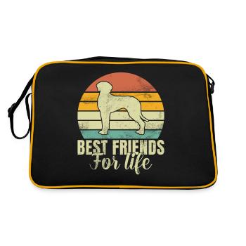 Great Dane Gifts - Retro Bag - black/gold - Back