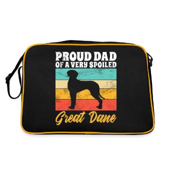 Great Dane Gifts - Retro Bag - black/gold - Back
