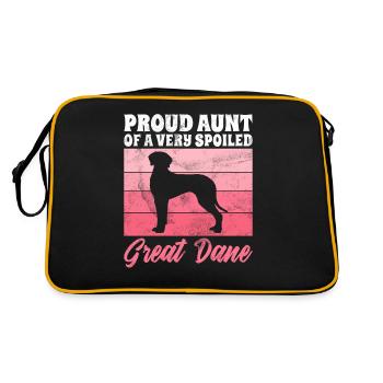 Great Dane Gifts - Retro Bag - black/gold - Back