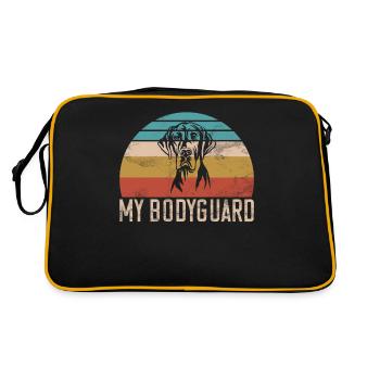 Great Dane Gifts - Retro Bag - black/gold - Back