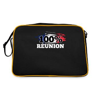 Réunion - Sac Retro - noir/or - Dos