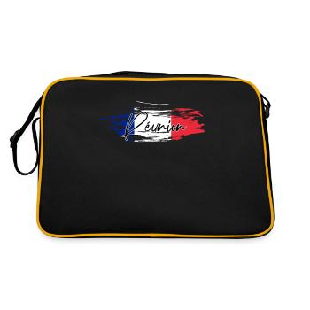 Réunion - Sac Retro - noir/or - Dos