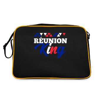 Réunion - Sac Retro - noir/or - Dos