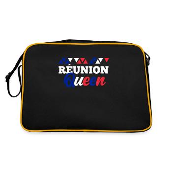 Réunion - Sac Retro - noir/or - Dos