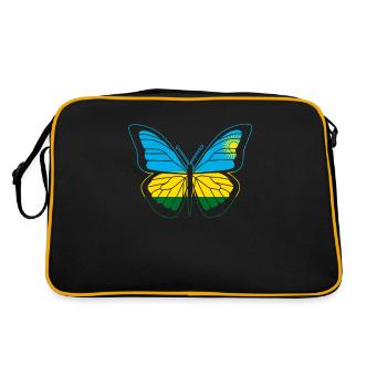 Rwanda - Sac Retro - noir/or - Dos