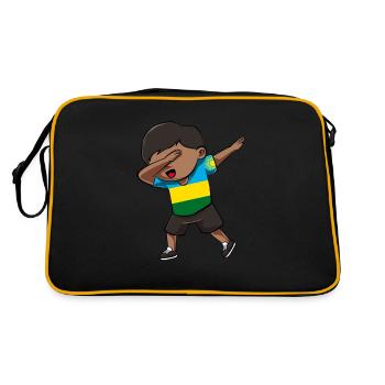 Rwanda - Sac Retro - noir/or - Dos