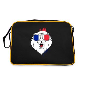 Réunion - Sac Retro - noir/or - Dos