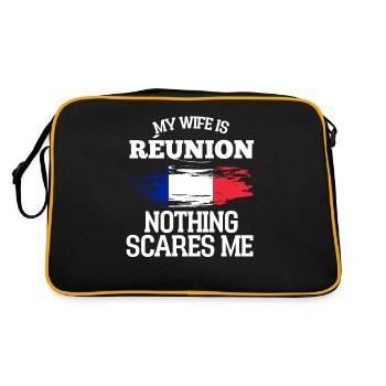 Réunion - Sac Retro - noir/or - Dos