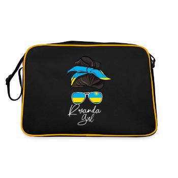 Rwanda - Sac Retro - noir/or - Dos