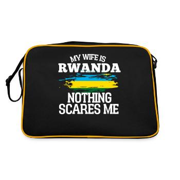 Rwanda - Sac Retro - noir/or - Dos