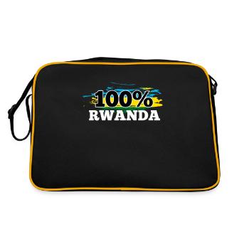 Rwanda - Sac Retro - noir/or - Dos