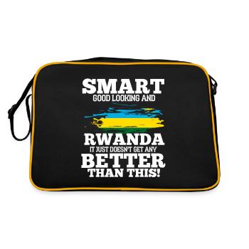 Rwanda - Sac Retro - noir/or - Dos