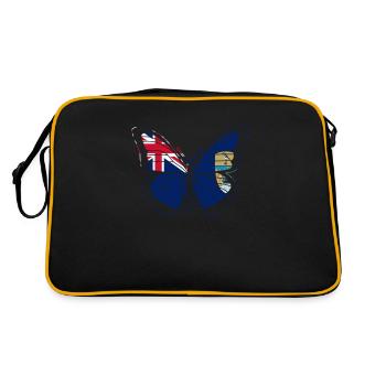 Saint Helena - Retro Tasche - Schwarz/Gold - Hinten