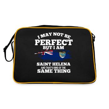Saint Helena - Retro Tasche - Schwarz/Gold - Hinten