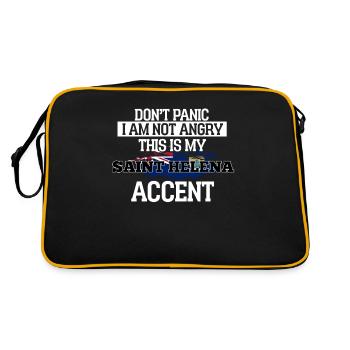 Saint Helena - Retro Tasche - Schwarz/Gold - Hinten