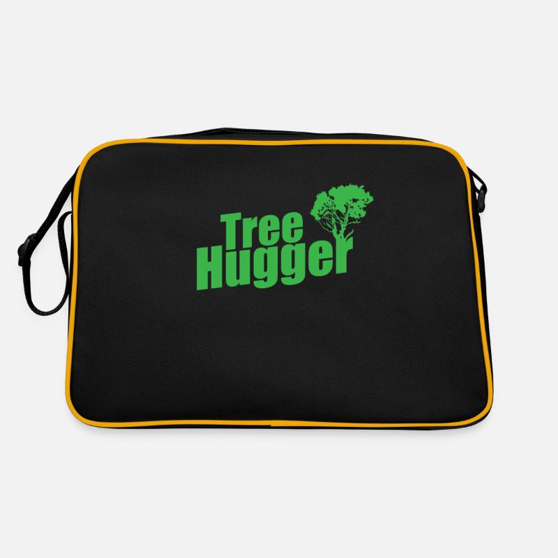 Tree Hugger Nature Forests Leaves Retro Bag
