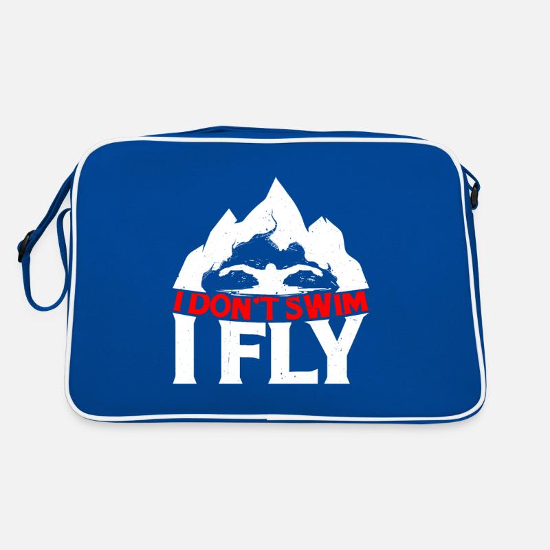 Je ne nage pas je vole 2 Sac Retro