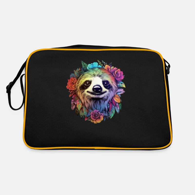 Sloth Aesthetics Flower Retro Bag