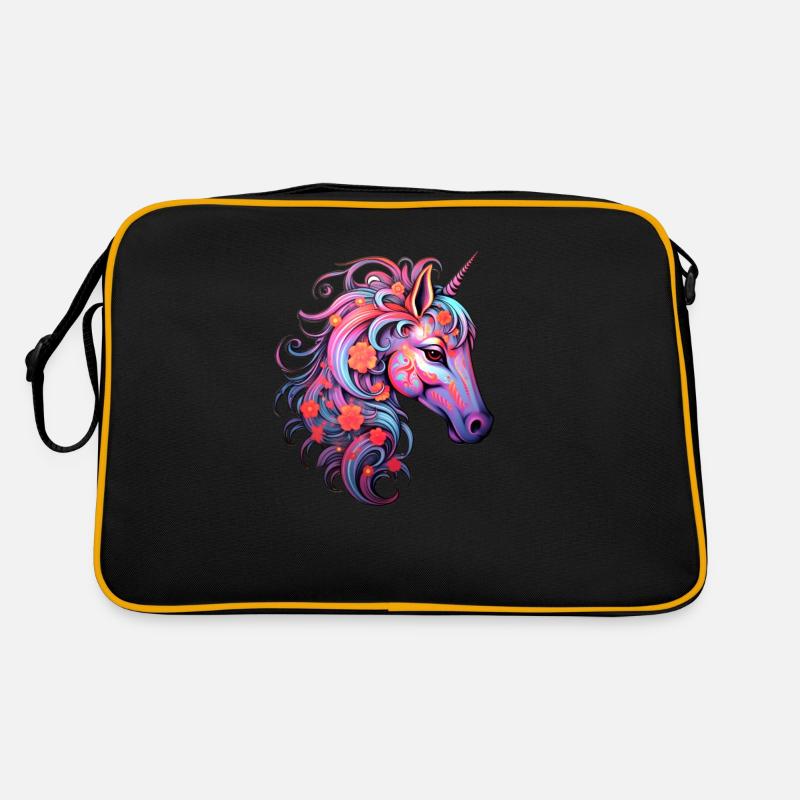 Conception esthétique de licorne Sac Retro