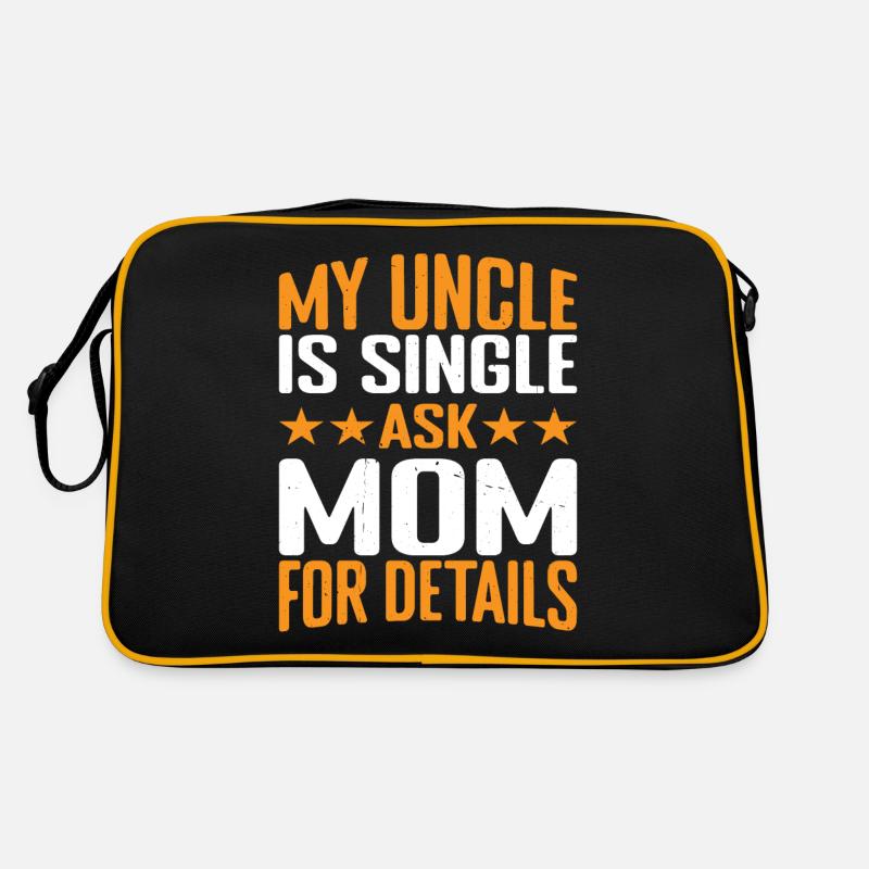 Mon oncle est célibataire Demandez à maman pour plus de détails 3 Sac Retro