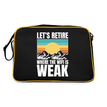Pensioner Pension Wi-Fi - Retro Bag - black/gold - Back