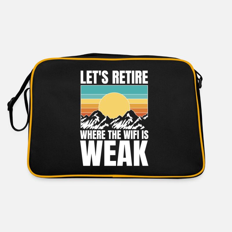 Pensioner Pension Wi-Fi Retro Bag