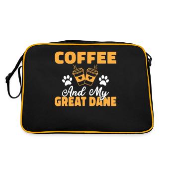 Great Dane Gifts - Retro Bag - black/gold - Back