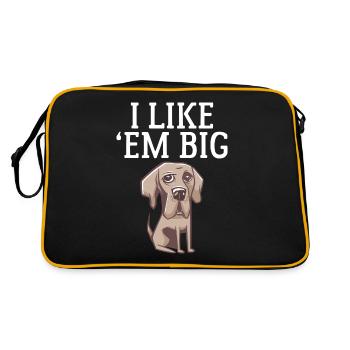 Great Dane Gifts - Retro Bag - black/gold - Back