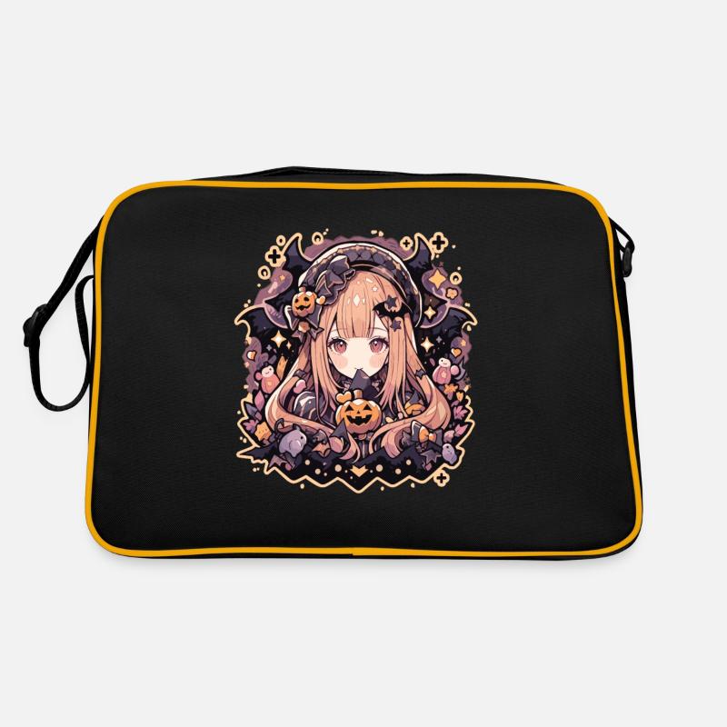 Hexe Helloween Hexen Outfit Hexen Retro Tasche