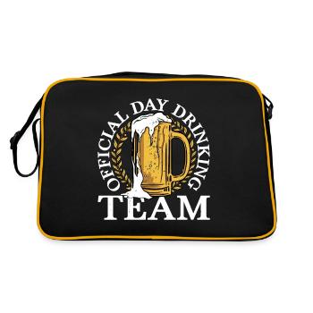 Équipe officielle de consommation d’alcool 3 - Sac Retro - noir/or - Dos