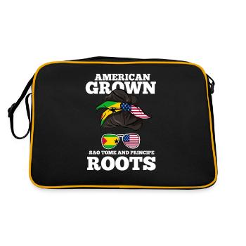 São Tomé - Sac Retro - noir/or - Dos