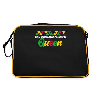 São Tomé - Sac Retro - noir/or - Dos