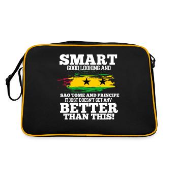 São Tomé - Sac Retro - noir/or - Dos